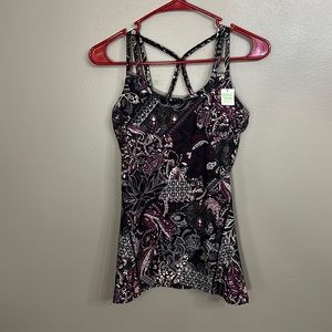 Gaiam Yoga Bra Tank Athletic Top Size XS Workout Tank